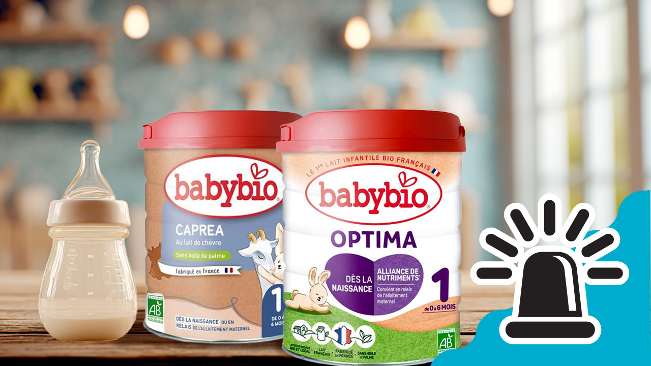 Alerta por cereulida en leche para bebés Babybio